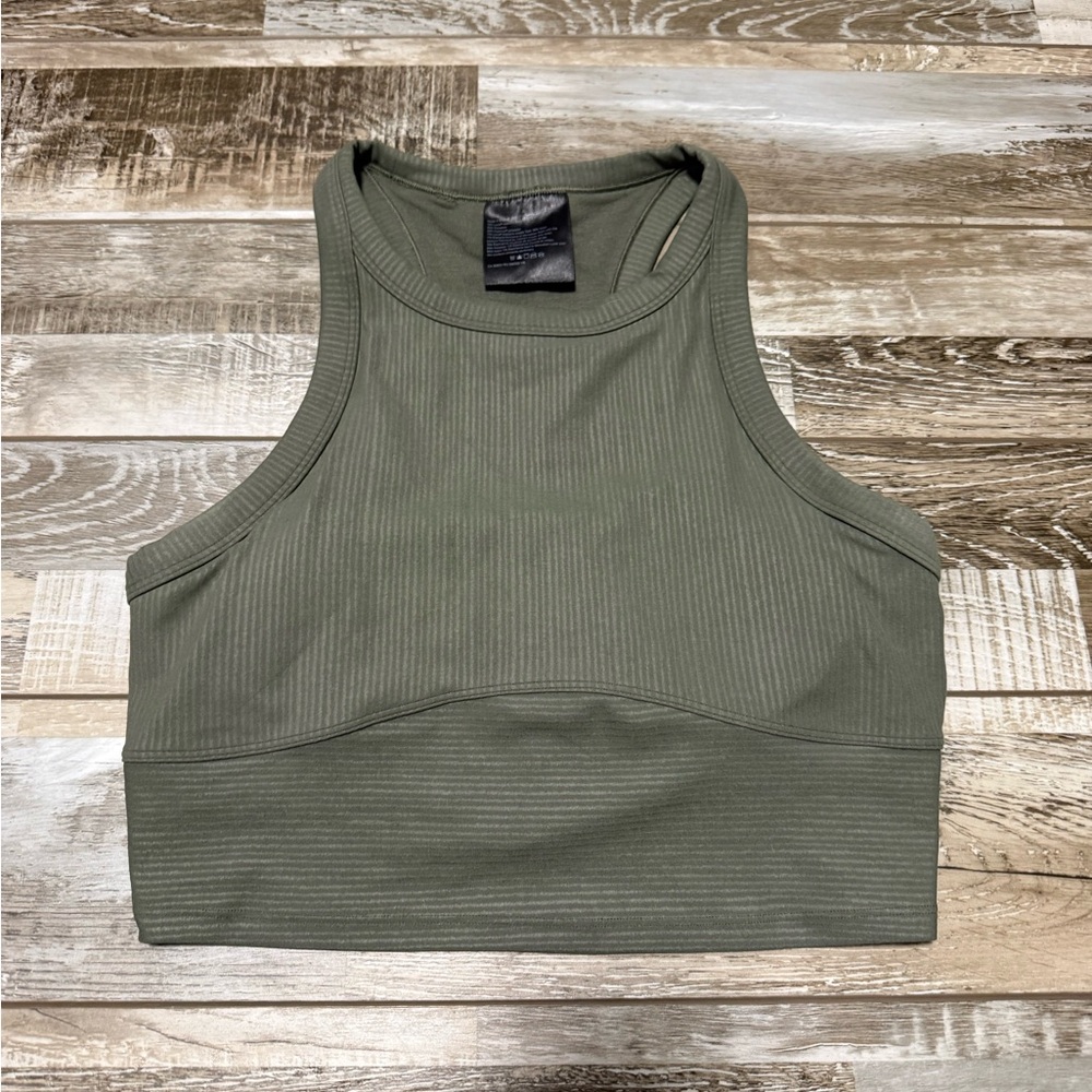 lululemon athletica Olive Green Tank Top